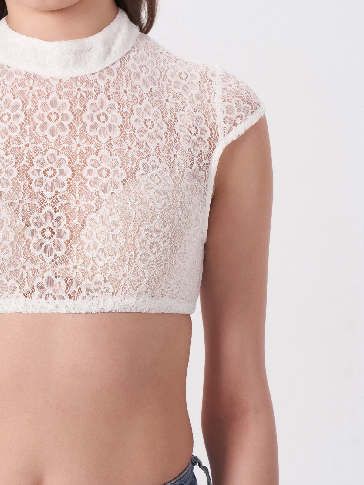 Dirndlbluse in Weiß