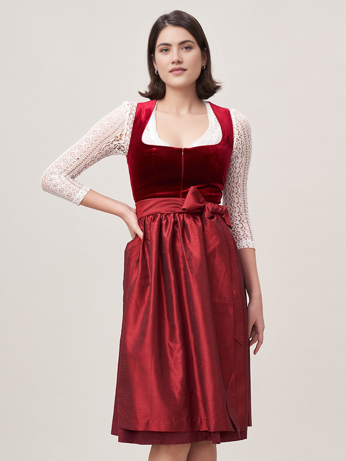 Dirndl in Rot – ein zeitloses Statement