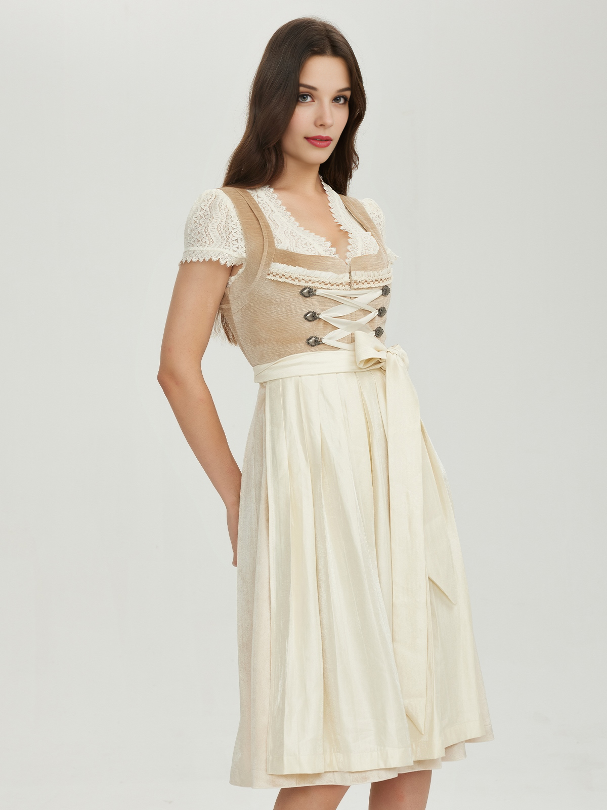 Ja Mei Dirndl in Braun