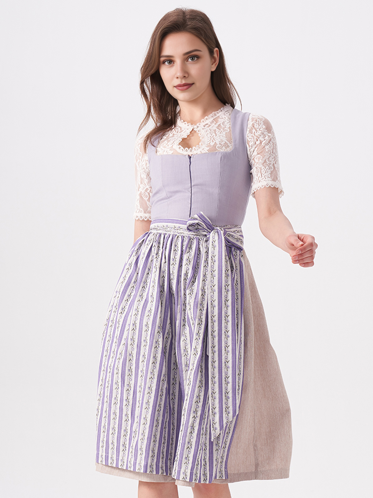 Dirndl in Schwarz-Grün